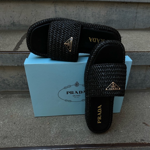 platform sandals knitted👣 - Picture 1 of 1